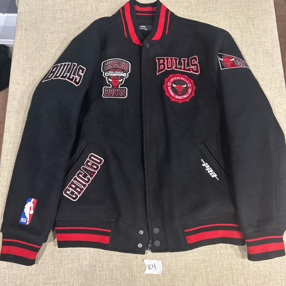 Chicago bulls Black and Red Varsity Jacket